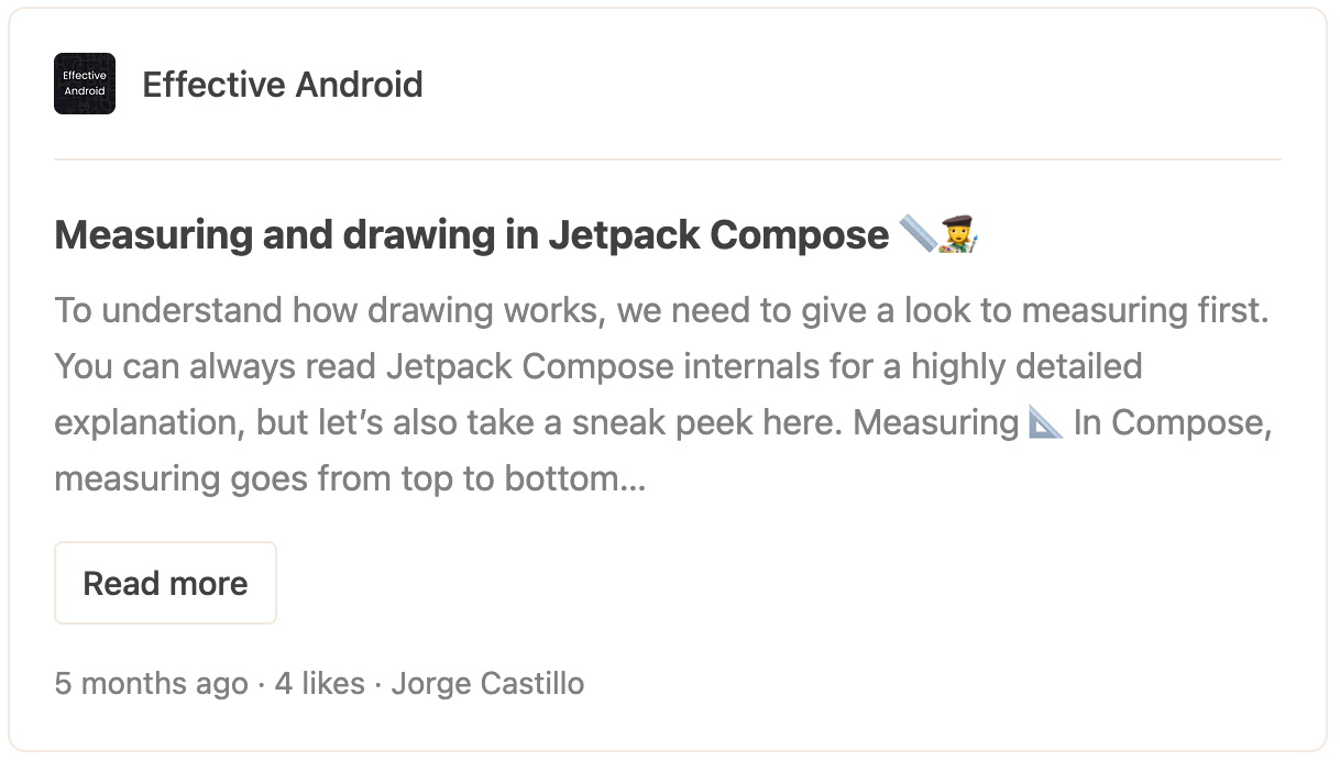Measuring and drawing in Jetpack Compose